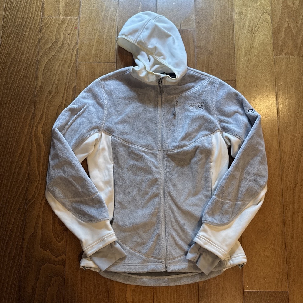 Mountain Hard Wear Women's Fleece Jacket Hooded Base Layer Shell Coat Size Small